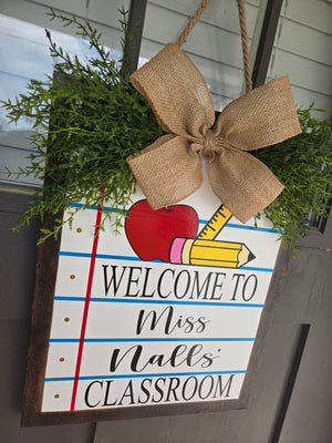 Notebook Door Hanger