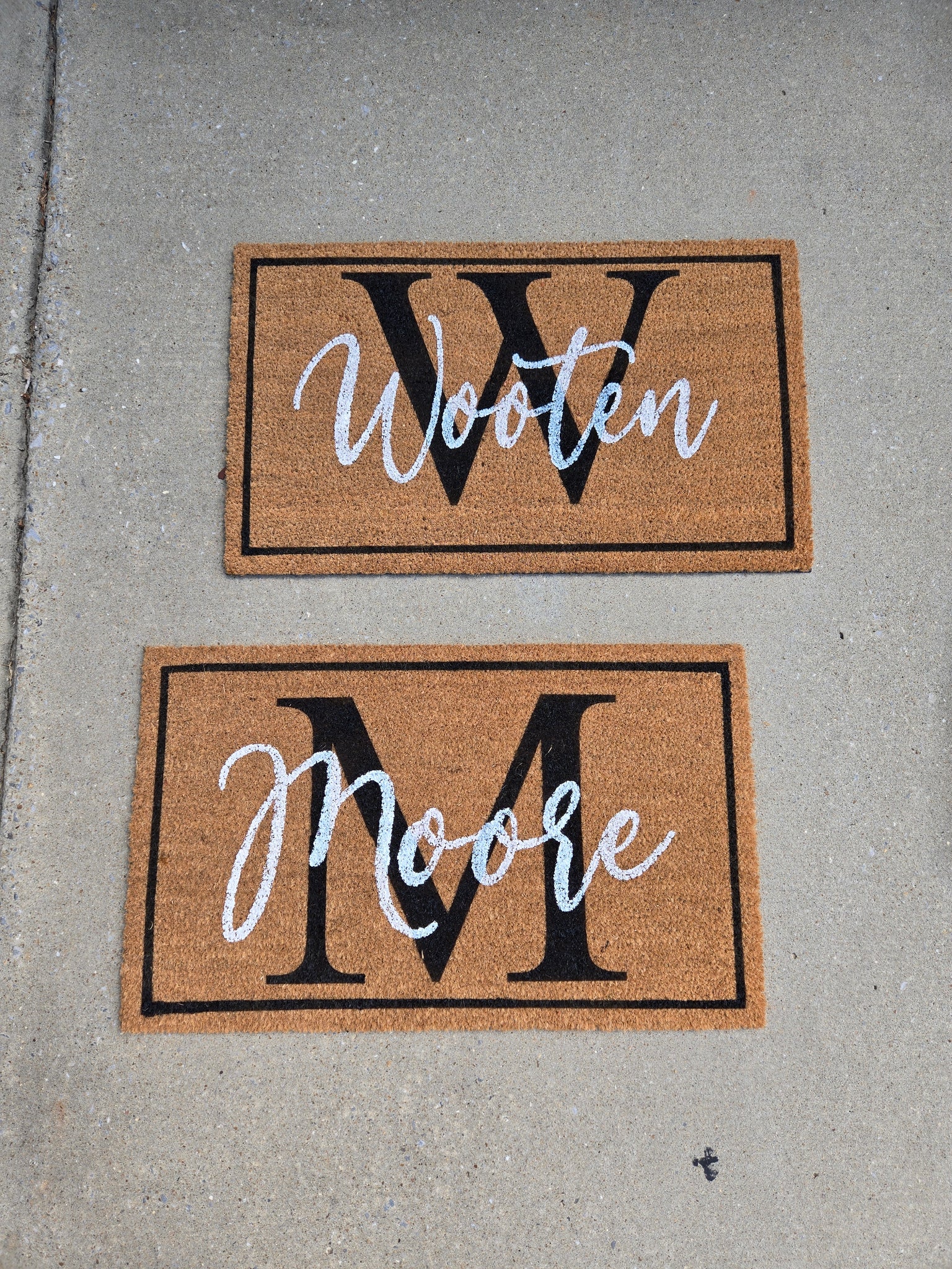 Last Name Doormat