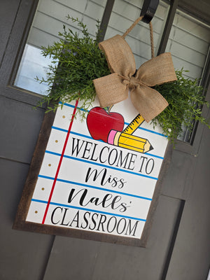 Notebook Door Hanger