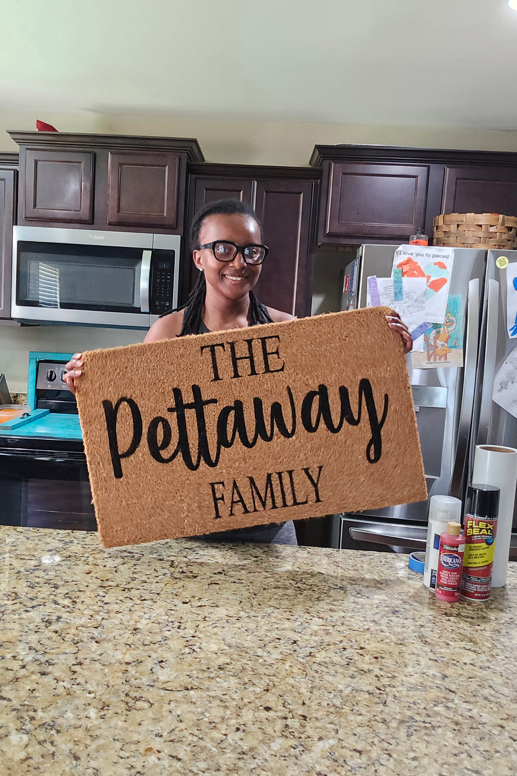 Last Name Doormat