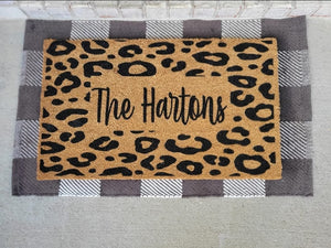 Last Name Doormat