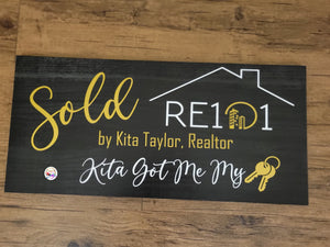 Realtor Sold Sign