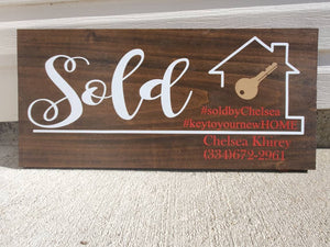 Realtor Sold Sign
